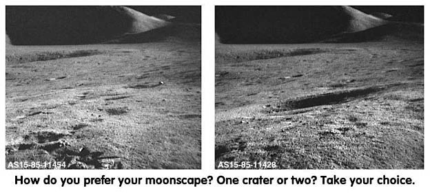 one or two apollo 15 craters