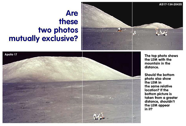 Apollo 17 lem disappears